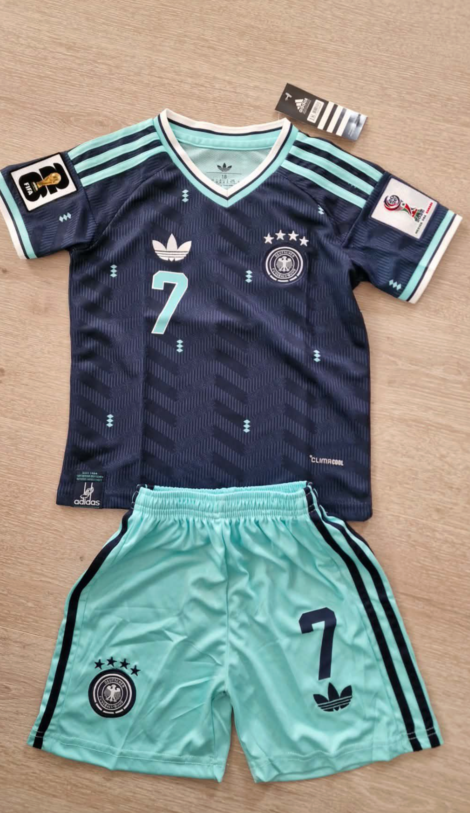 WM2026 - Kinder Trikot Auswärts - Deutschland - Grün
